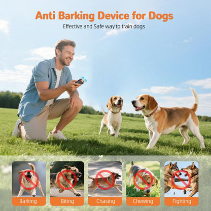 Golipal Ultrasonic Dog Training Device with LED Flashlight & HD Display – USB Rechargeable Obedience Aid and Positive Behavior Correction Tool for Dogs