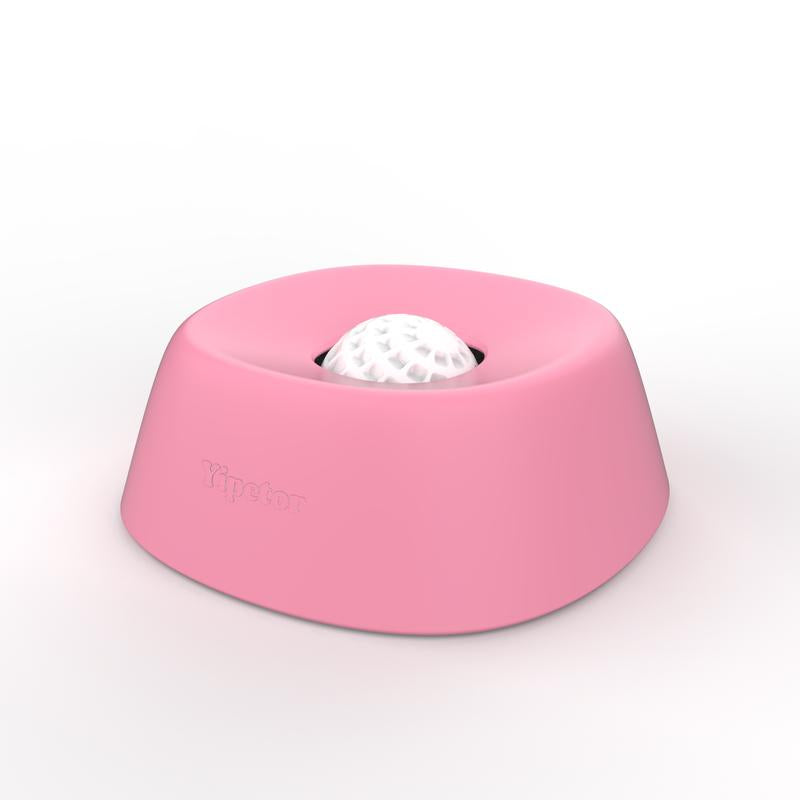 Yipetor Slow Feeder Dog Bowls for Liquid Treat, [Built-In Rolling Ball] No Spill Bone Broth Dog Licking Bowl, Multi-Purpose Puppy Yogurt Feeder Bowl for All Breeds Dietary Supplement/Post-Op Nutrition Feeding