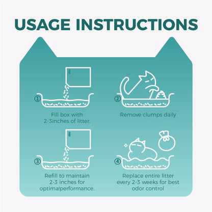 Moonforest Cat Litter,Kitty Litter,Tapioca Cat Litter, Smart Litter Boxes Cat Litter,Tofu Cat Litter, Clumping Premium, Low Dust Cat Comfort