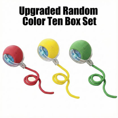 ROZINO 2025 Interactive Dog Cat Toys Durable USB Rechargeable Automatic Rolling Ball with Obstacle Avoidance for Small Medium Large Pets