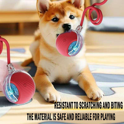 ROZINO 2025 Interactive Dog Cat Toys Durable USB Rechargeable Automatic Rolling Ball with Obstacle Avoidance for Small Medium Large Pets