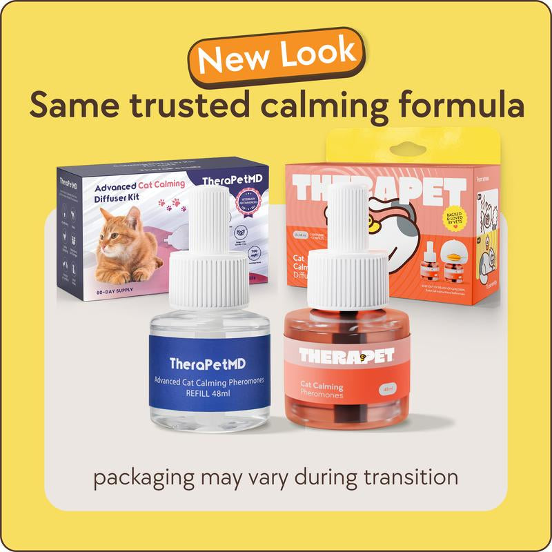 Therapet MD Cat Calming Diffuser (1–3 Pack) – Stop Unwanted Behavior, Marking and Spraying Behavior & Cats Fighting