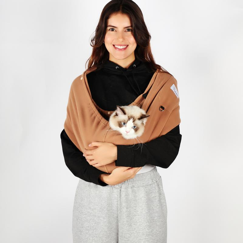 Dog Carrier Sling – Hands-Free Pet Carrier for Cats up to 14 Lbs, Dog Slings for Small Dogs, Dog Sling Carrier for Every Day Use, Machine Washable Cool Cat Stuff Puppy