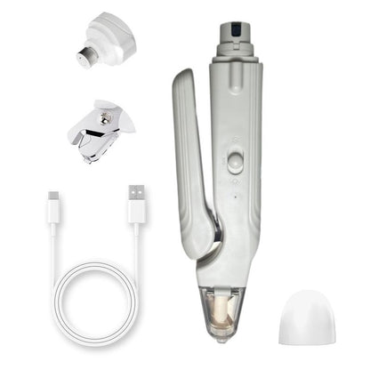Pet Nail Grinder, Multifunctional Dog Nailtrimmerand Cat Nail Trimmer Kit, Ultra Quietelectric Petnail Grinder, Rechargeable, Suitable Fortrimmingsmall and Large Dogs, with a 4-Hourbattery Life Pet Hair